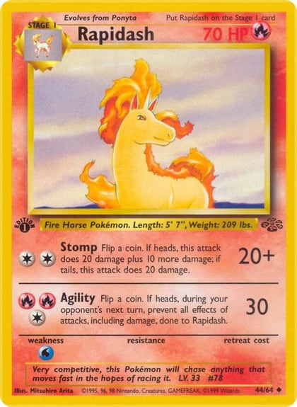 Rapidash, Jungle 44/64