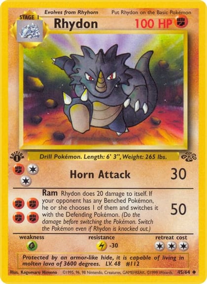 Rhydon, Jungle 45/64
