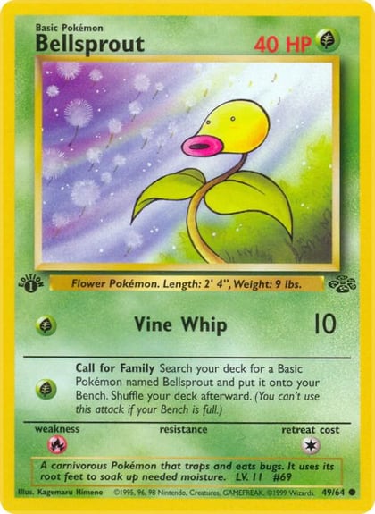 Bellsprout, Jungle 49/64