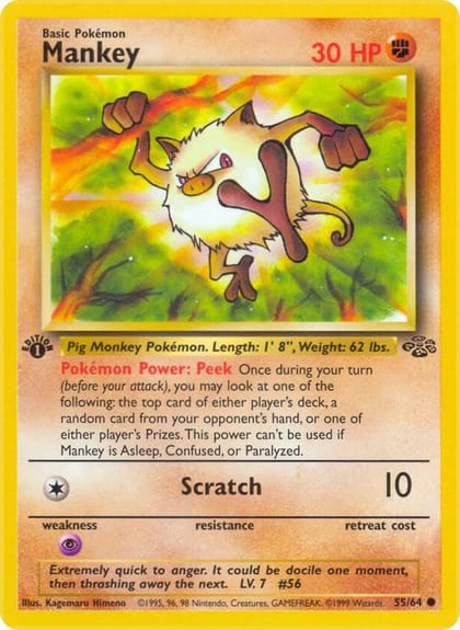 Mankey, Jungle 55/64