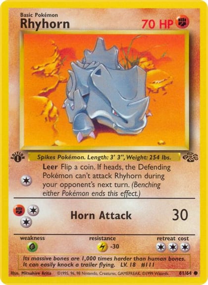 Rhyhorn, Jungle 61/64