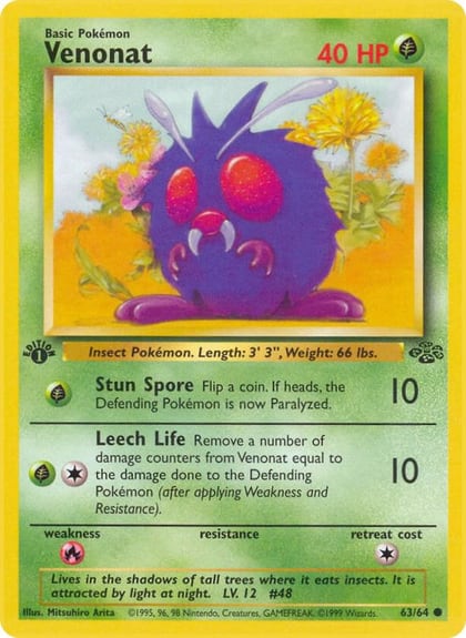 Venonat, Jungle 63/64