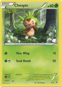 Chespin, Kalos Starter Set 3/39