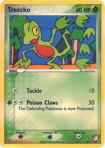 Treecko - 1/5, Kids WB Promos 001/005