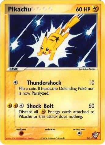 Pikachu - 5/5, Kids WB Promos 005/005