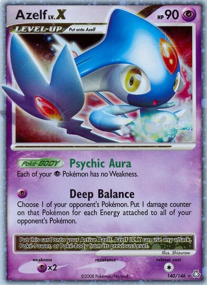 Azelf LV.X, Legends Awakened 140/146