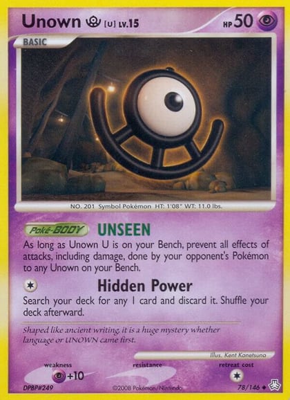 Unown (U), Legends Awakened 78/146