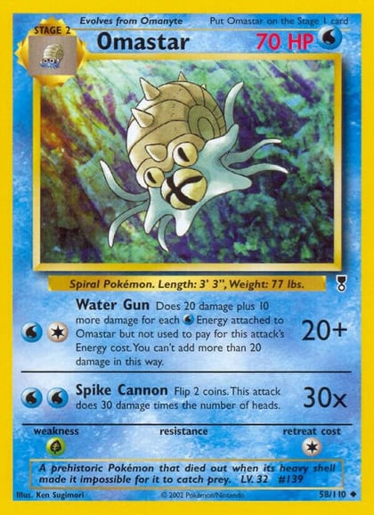 Omastar, Legendary Collection 058/110
