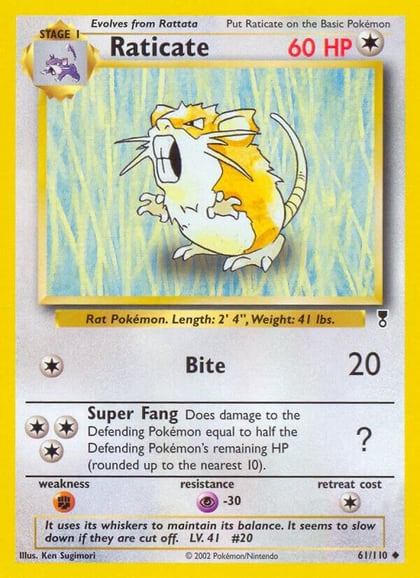 Raticate, Legendary Collection 061/110