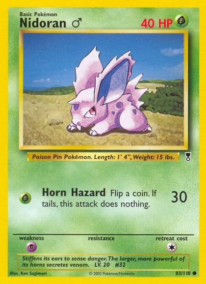 Nidoran M, Legendary Collection 083/110