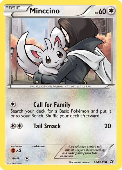 Minccino, Legendary Treasures 104/113