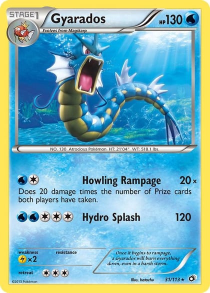 Gyarados, Legendary Treasures 31/113