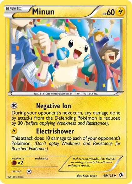 Minun, Legendary Treasures 48/113