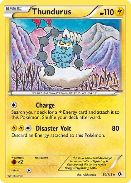 Thundurus, Legendary Treasures 50/113