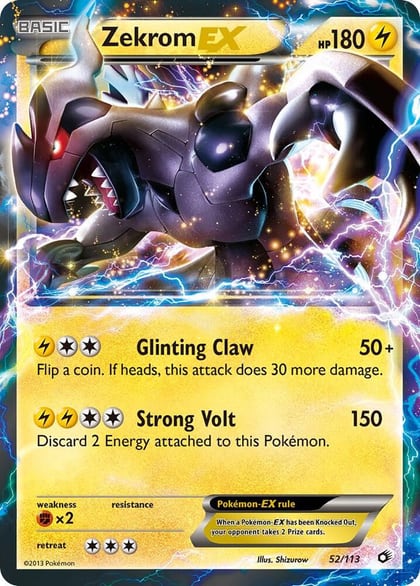 Zekrom EX, Legendary Treasures 52/113