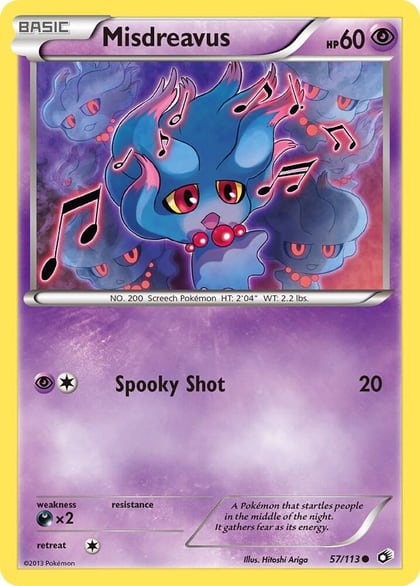 Misdreavus, Legendary Treasures 57/113