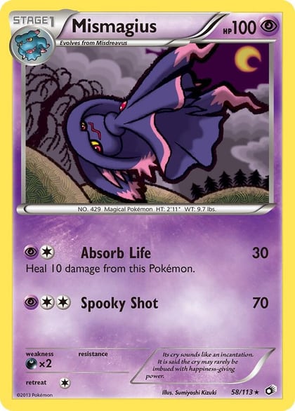 Mismagius, Legendary Treasures 58/113