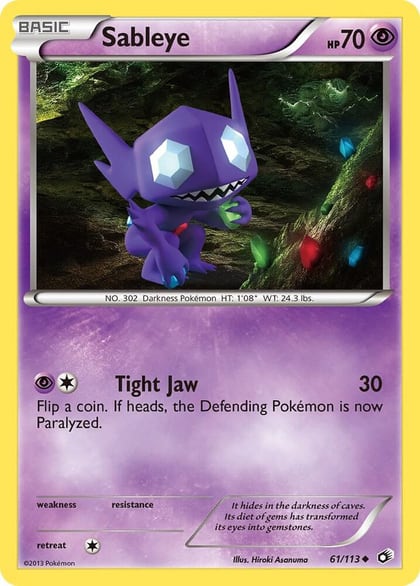 Sableye, Legendary Treasures 61/113