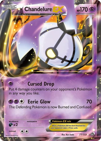 Chandelure EX, Legendary Treasures 77/113