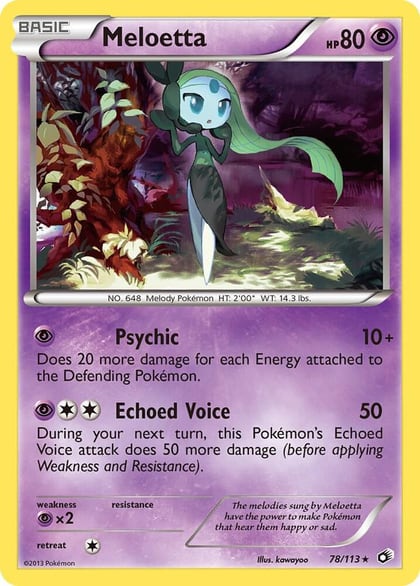 Meloetta (78), Legendary Treasures 78/113