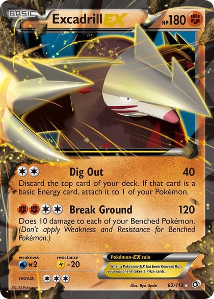 Excadrill EX, Legendary Treasures 82/113