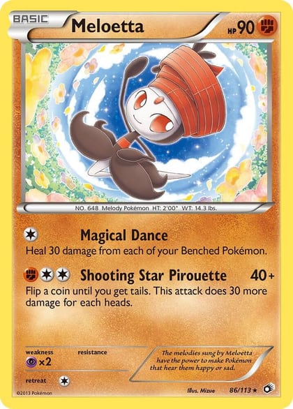Meloetta (86), Legendary Treasures 86/113