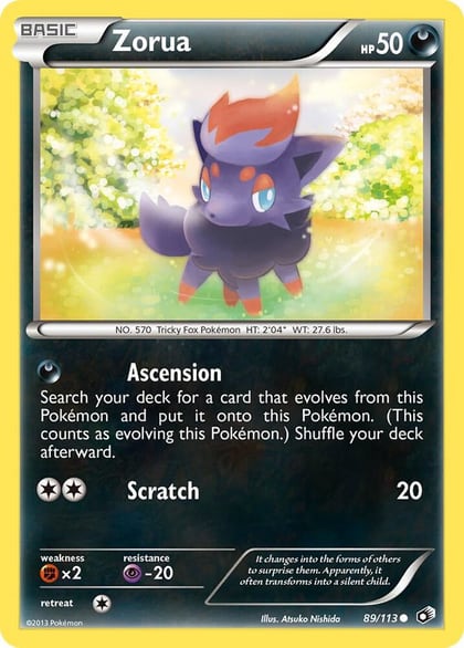 Zorua, Legendary Treasures 89/113