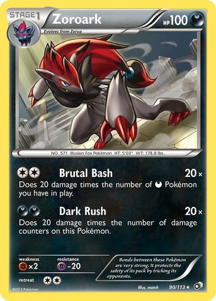 Zoroark, Legendary Treasures 90/113