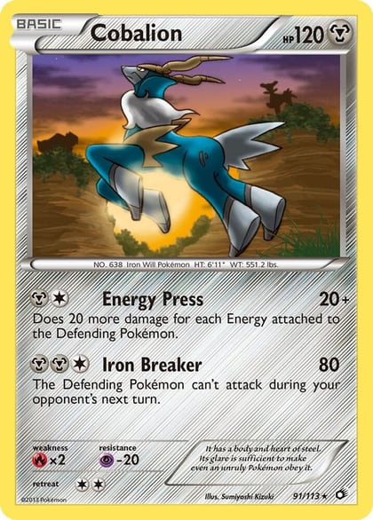 Cobalion, Legendary Treasures 91/113