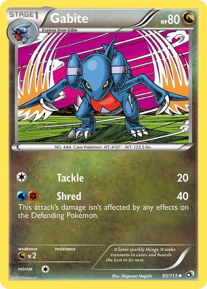 Gabite, Legendary Treasures 95/113