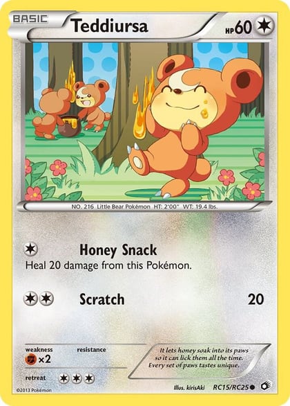 Teddiursa, Legendary Treasures: Radiant Collection RC15/RC25