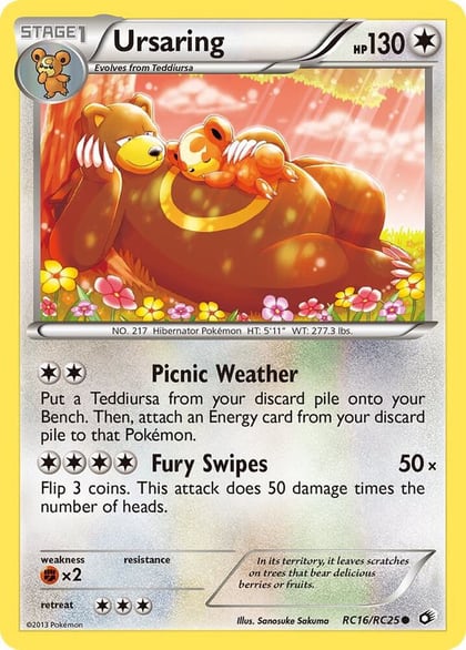 Ursaring, Legendary Treasures: Radiant Collection RC16/RC25