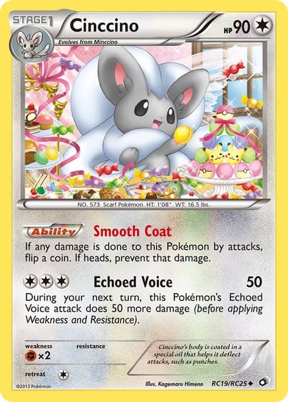Cinccino, Legendary Treasures: Radiant Collection RC19/RC25