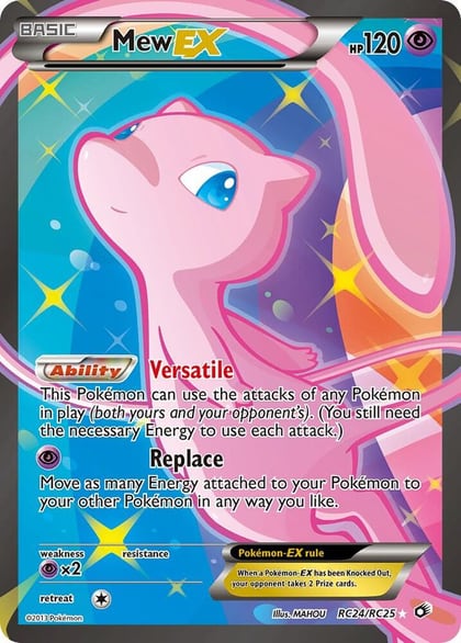 Mew EX (Full Art), Legendary Treasures: Radiant Collection RC24/RC25