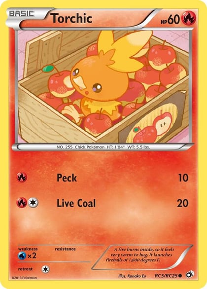 Torchic, Legendary Treasures: Radiant Collection RC5/RC25