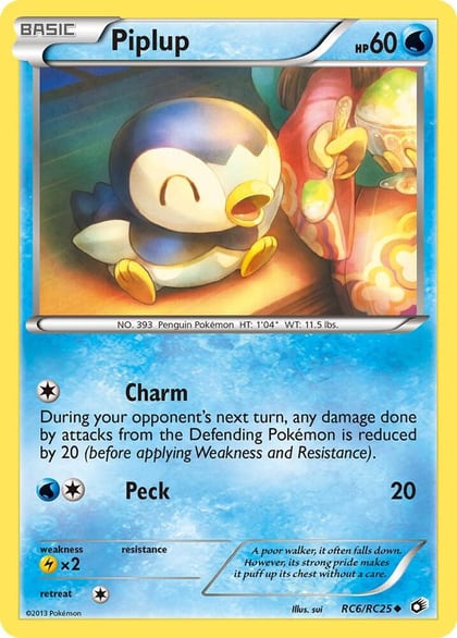 Piplup, Legendary Treasures: Radiant Collection RC6/RC25