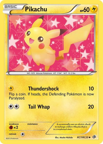 Pikachu, Legendary Treasures: Radiant Collection RC7/RC25