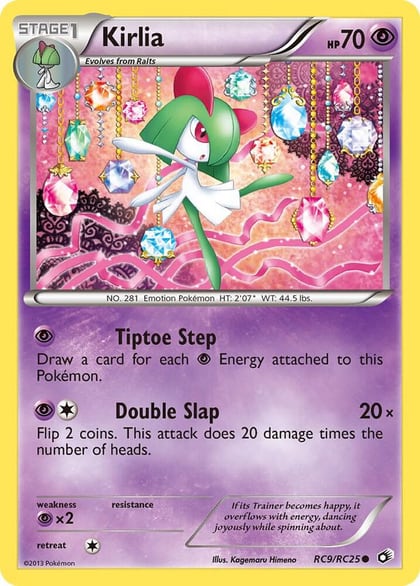 Kirlia, Legendary Treasures: Radiant Collection RC9/RC25