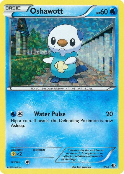 Oshawott - 4/12, McDonald's Promos 2011 004/012