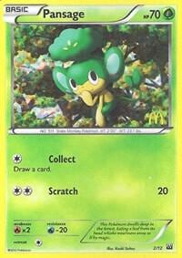 Pansage - 2/12, McDonald's Promos 2012 002/012