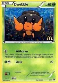 Dwebble - 3/12, McDonald's Promos 2012 003/012