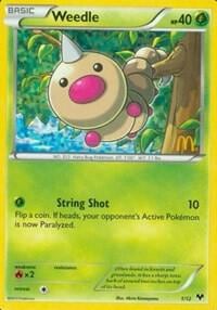 Weedle - 1/12, McDonald's Promos 2014 001/012