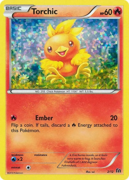 Torchic - 2/12, McDonald's Promos 2016 002/012
