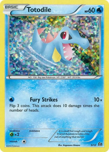 Totodile - 5/12, McDonald's Promos 2016 005/012
