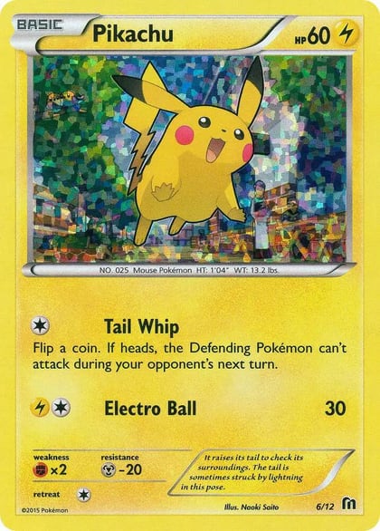 Pikachu - 6/12, McDonald's Promos 2016 006/012