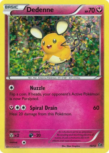 Dedenne - 10/12, McDonald's Promos 2016 010/012