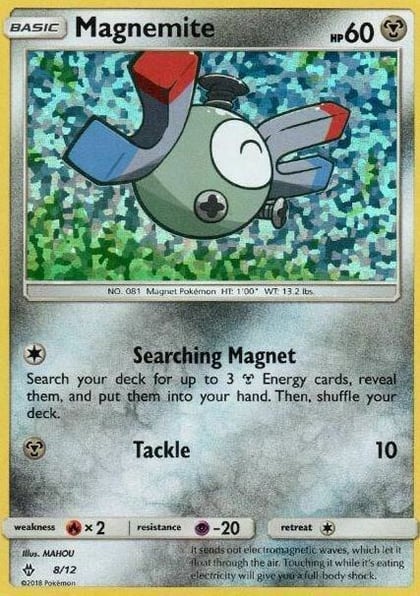Magnemite - 8/12, McDonald's Promos 2018 008/012