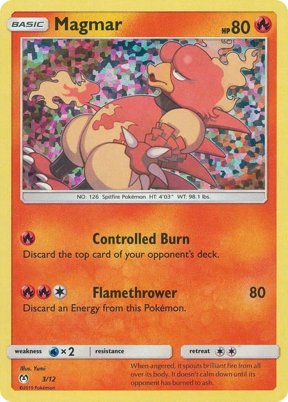 Magmar - 3/12, McDonald's Promos 2019 003/012