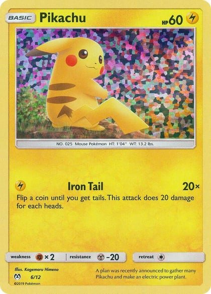 Pikachu - 6/12, McDonald's Promos 2019 006/012