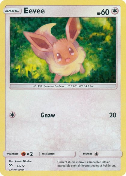 Eevee - 12/12, McDonald's Promos 2019 012/012